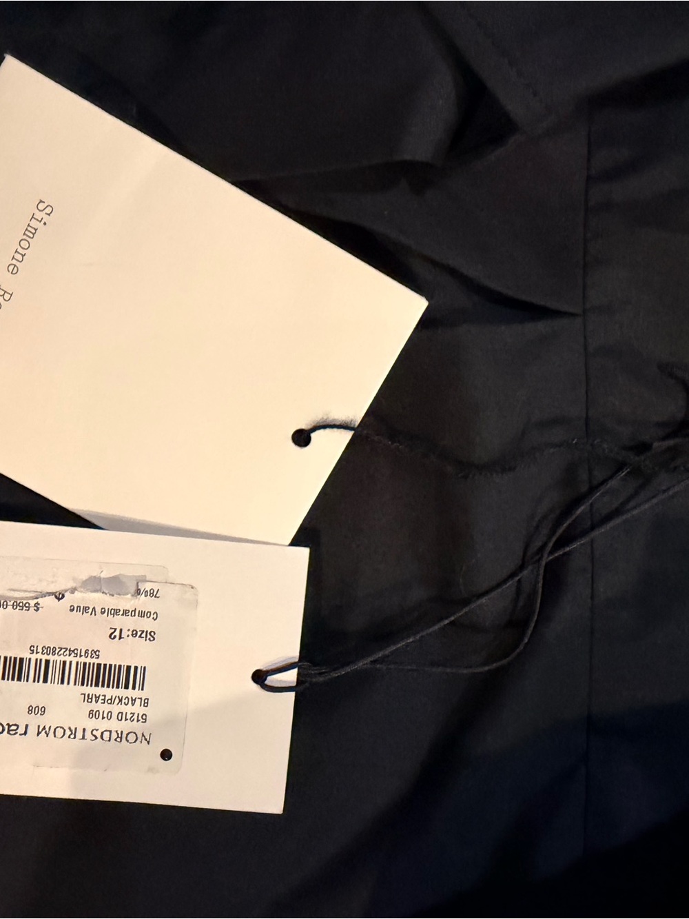 Simone Rocha Black Puff-Sleeve Button Down Shirt - Picture 10 of 12